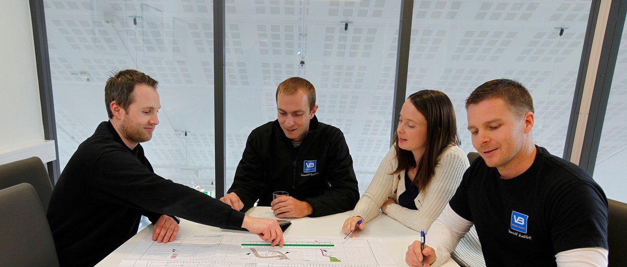 Fire Florø Rør tilsette planlegger prosjekt